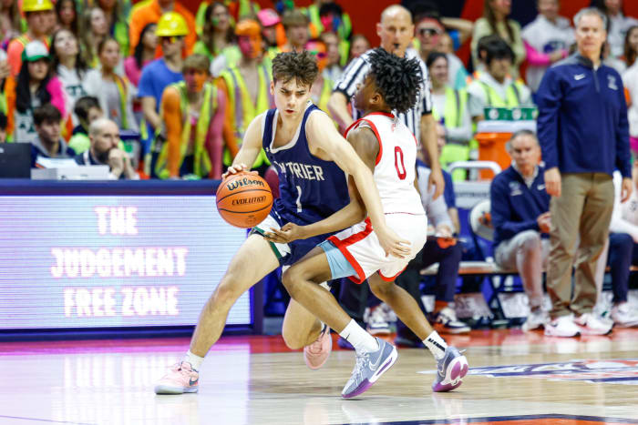 Homewood-Flossmoor New Trier Illinois boys basketball March 8 2024 Nate Latsch 26678